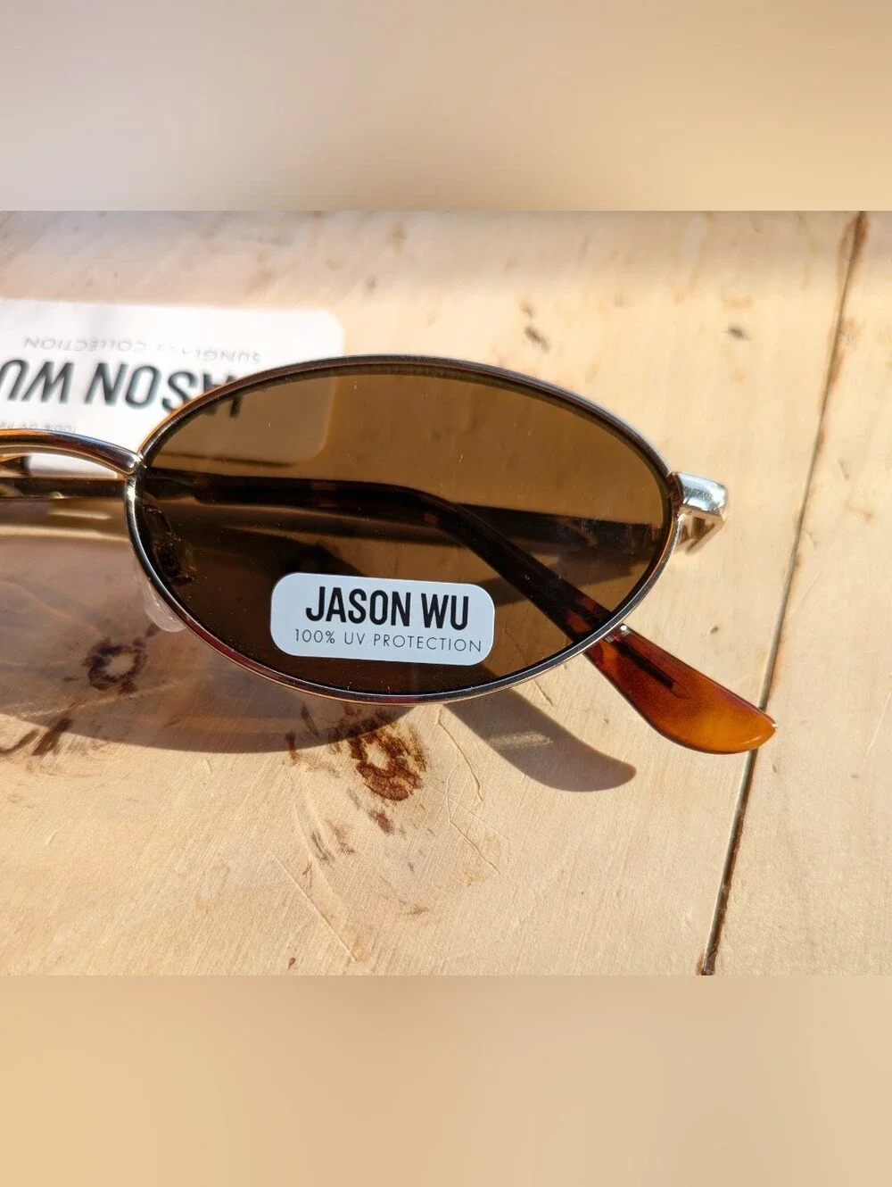 Jason Wu Metal Frame with Brown Lenses Oval Sunglasses NWT!